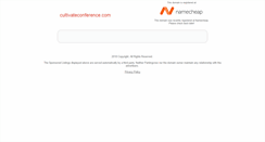 Desktop Screenshot of cultivateconference.com
